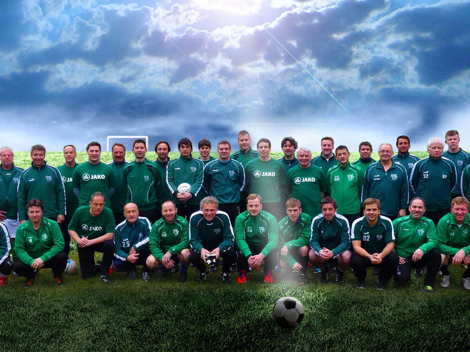 Das deutsche Team »Die Weinelf«.