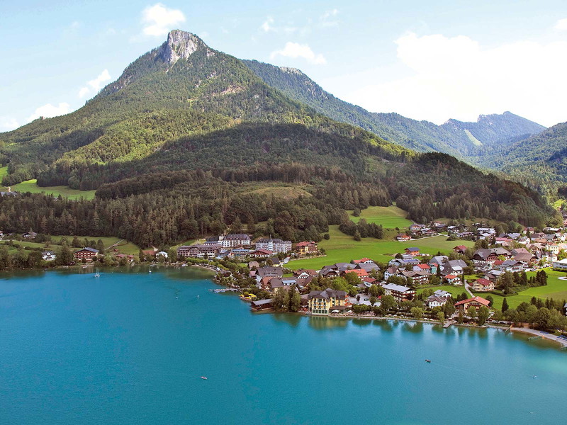 Traumausblick auf den Fuschlsee.