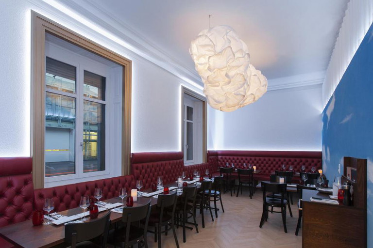 Einer der Gasträume im 800 ° Restaurant.