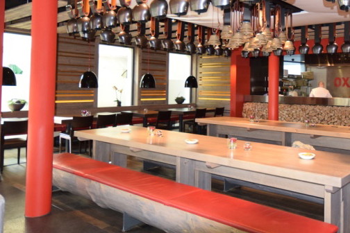 Speisen unter Kuhglocken: Das OX Restaurant.