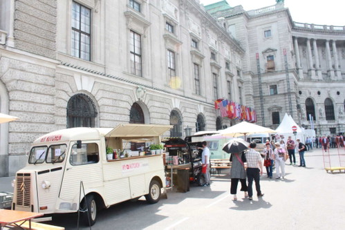Food Meile vor der Hofburg