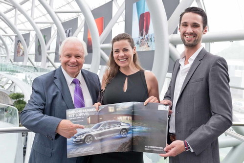 Eckart Witzigmann, Falstaff-Geschäftsführerin Michaela Cholewa und Michael Bachmaier, Head of Marketing Communications BMW Österreich