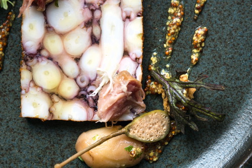 Kreation von Markus Glockner: Octopus Pastrami