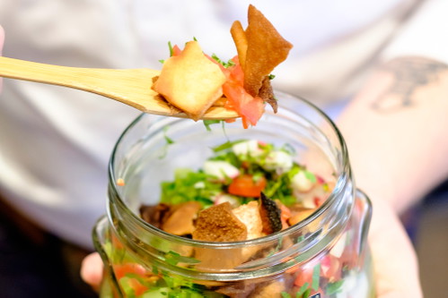 Shaking Salad aus dem Food Truck.
