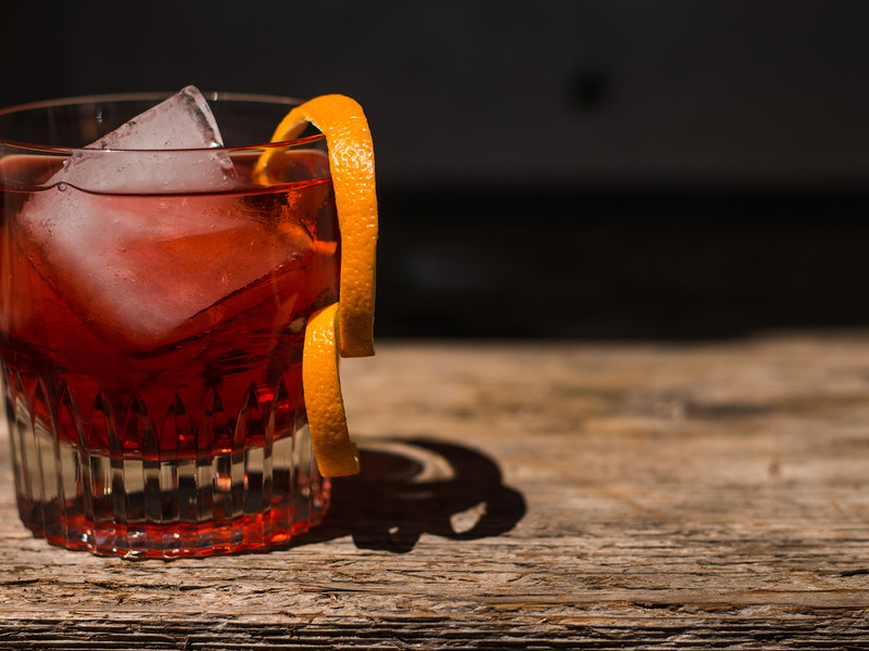 »Negroni«: der Klassiker mit Wermut.