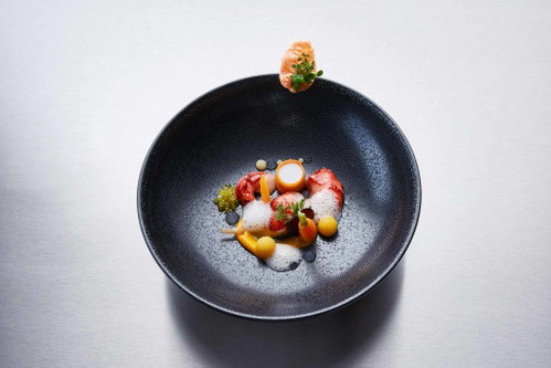 Bretonischer Hummer mit Karotte, Yuzu und Kokos von Karlheinz Hauser