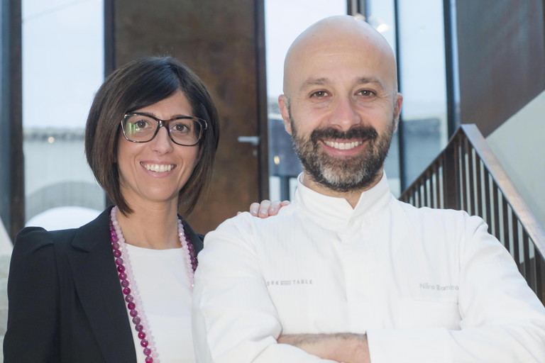 Die beiden Geschwister Cristiana und Niko Romito.