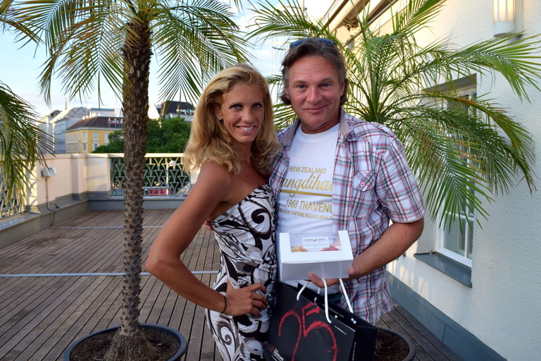 Verena Pflüger und Heinz Hanner bei der Präsentation des Jungkochawards.
