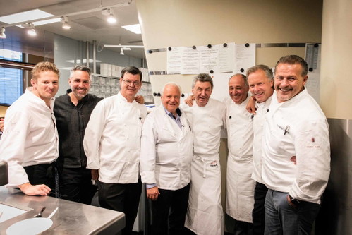 Martin Klein, Roland Trettl, Harald Wohlfahrt, Eckart Witzigmann, Hans Haas, Marc Haeberlin, Bobby Bräuer und Karlheinz Hauser