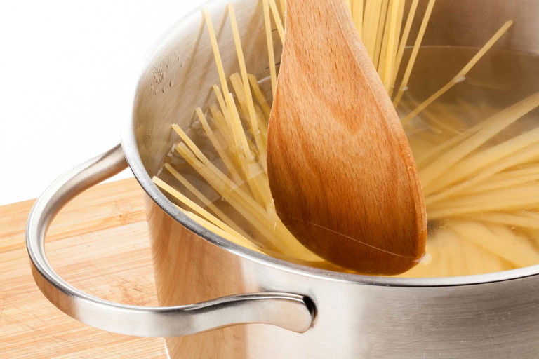 Zubereitung der Pasta