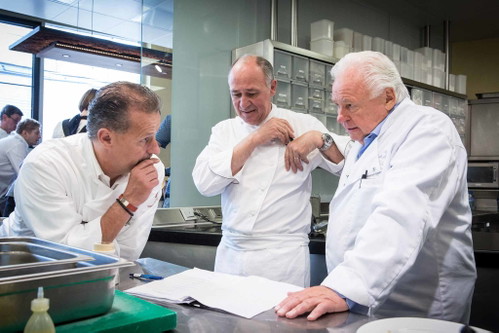 Karlheinz Hauser, Marc Haeberlin und Eckart Witzigmann