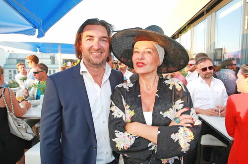 Joachim Bankel und Society Ikone Andrea-Buday