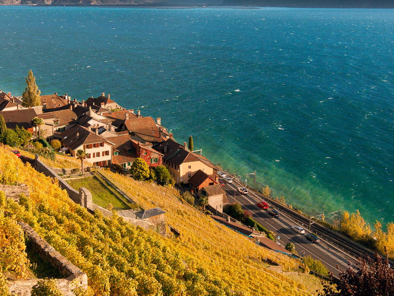 Lavaux im Waadtland: Heimat des Chasselas und Unesco-Weltkulturerbe.