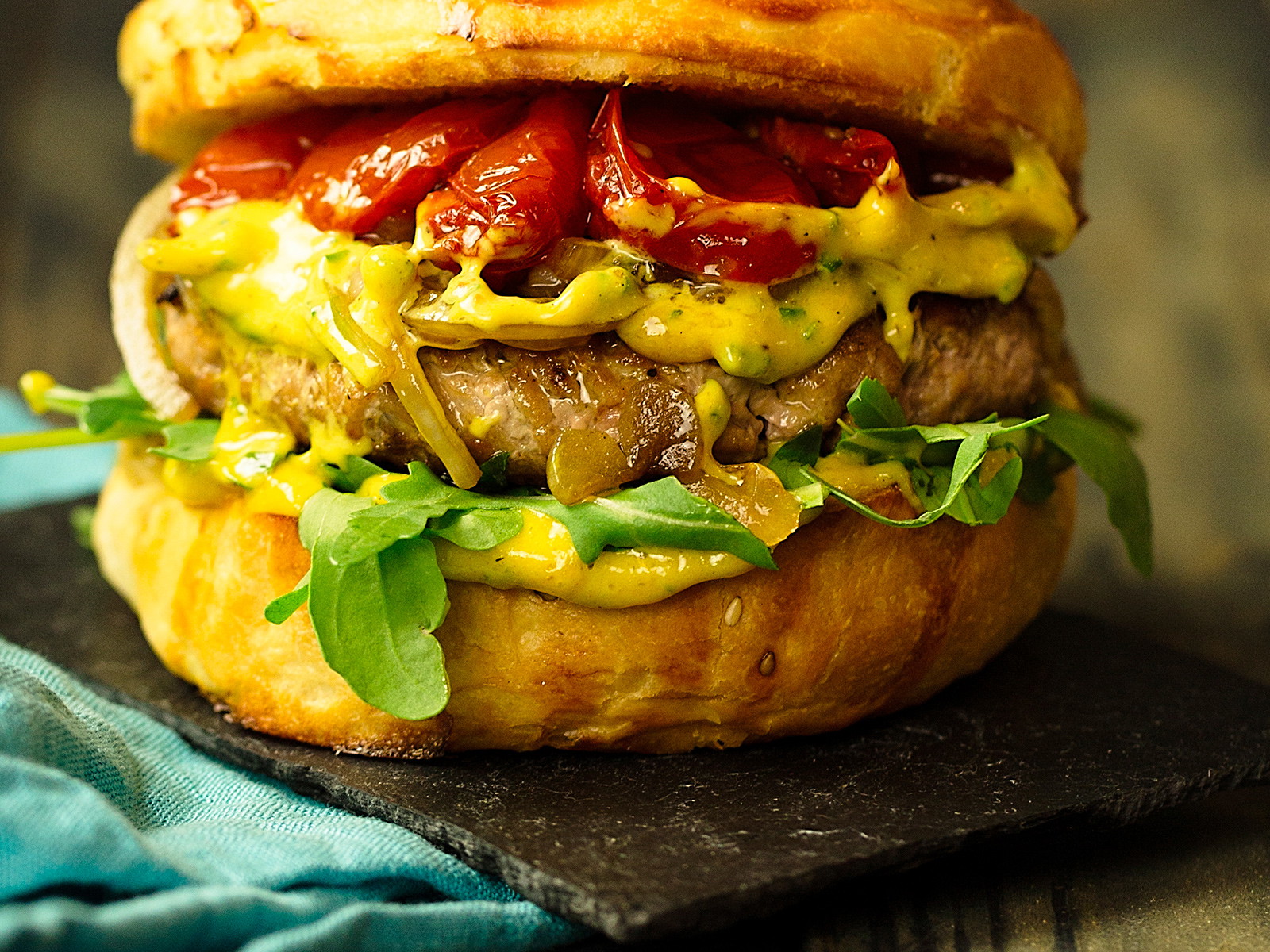 Burger-Kreation aus dem »Freigeist« in Graz. 