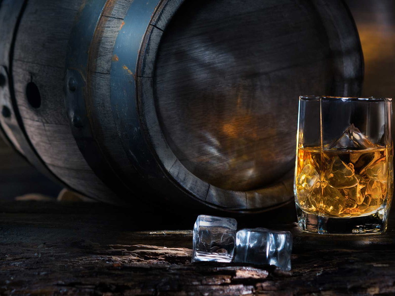 Die Lagerung trägt viel zum Geschmack des Whiskeys bei.