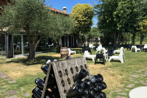 Moderne und gemütliche Trattoria: Cascina Doss