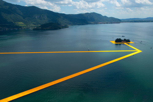 Floating Piers – Kunstinstallation von Christo am Iseosee