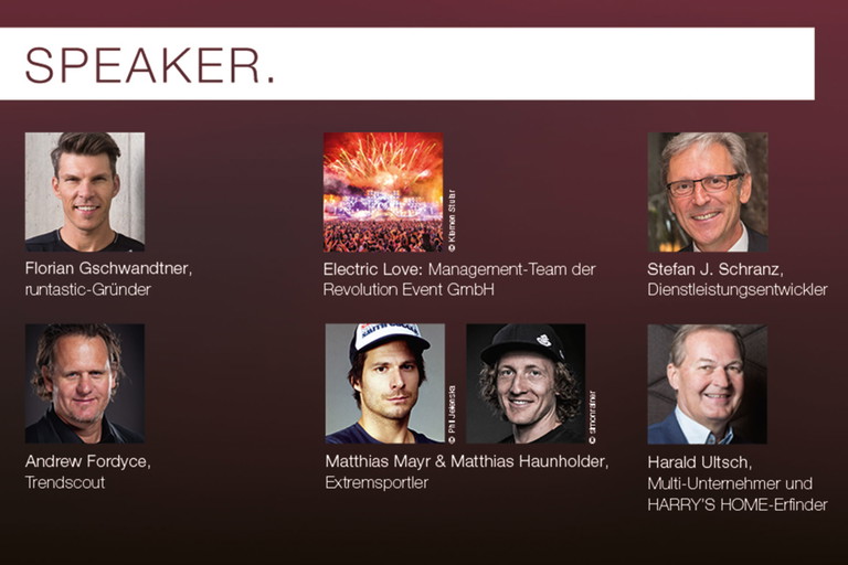Die anwesenden Speaker. 