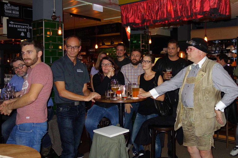 Präsentation der Biere bei der Österreichischen Bierwoche im »Brickmakers's«