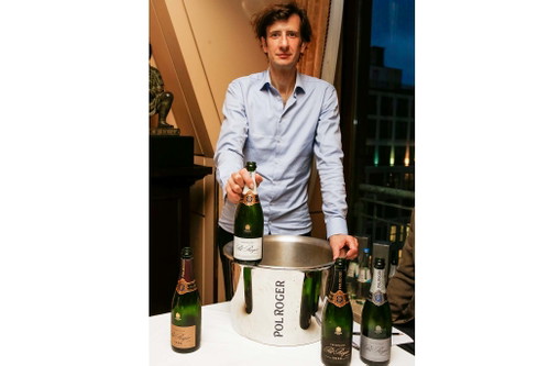 Champagne Pol Roger.