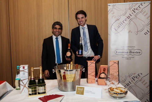 Champagne Laurent-Perrier.