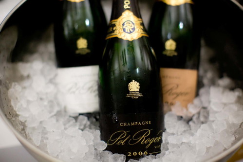 Champagne Pol Roger.