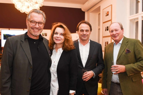 Ehepaar Grablowitz, Unternehmer Hannes Schmid und Immobilien Experte Georg Spiegelfeld.