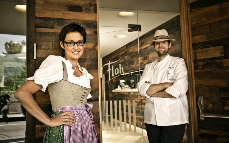 Die Gastgeber: Josef und Elisabeth Floh