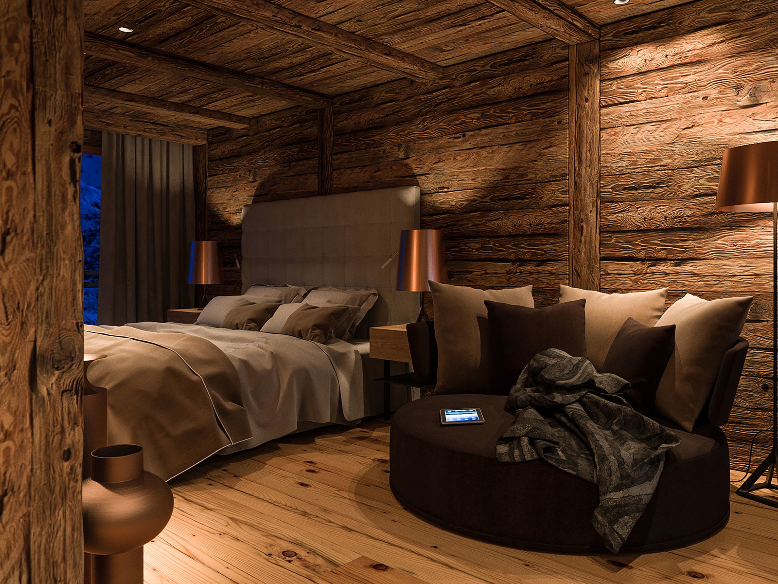 Exklusive Suiten und ein Master-Appartement waren geplant.