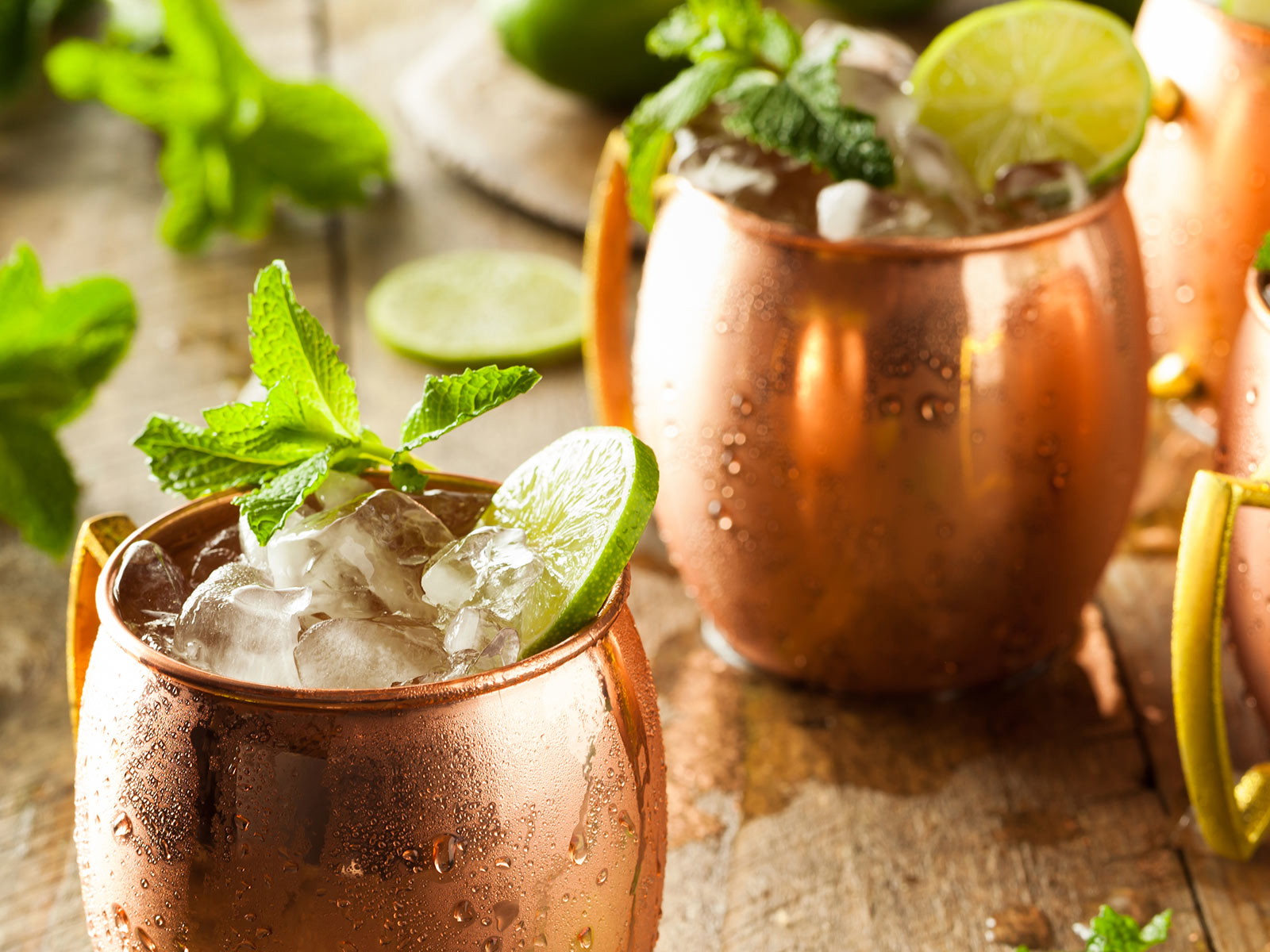 Wodka trifft auf Ginger Beer: Ein erfrischender »Moscow Mule«.