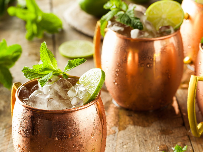 Wodka trifft auf Ginger Beer: Ein erfrischender »Moscow Mule«.