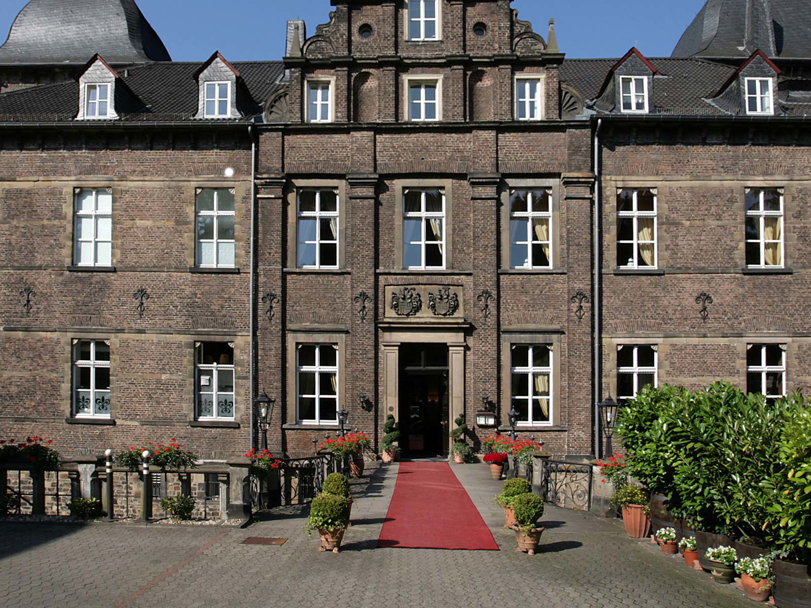 Das Schlosshotel Hugenpoet in Essen.