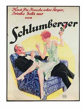 Schlumberger-Plakat Anno 1927