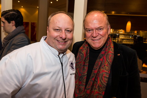 Adi Bittermann mit Heinz Winkler.