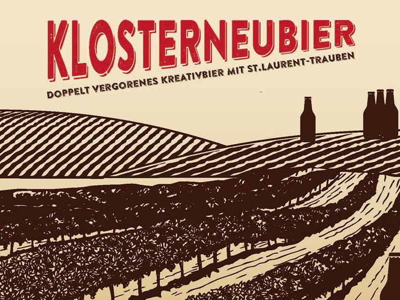 Ausschnitt der Retro-Etikette