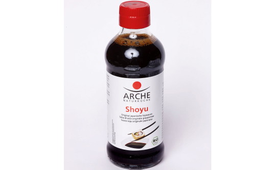  4. Arche Shoyu - 94 Punkte€ 3,99 für 250 ml, (Literpreis: € 15,96)U. a. Alnatura-BiomärkteOptisch unauffällig – rabenschwarz. Wenig Eigengeruch, im Mund Schokolade. Deutliche Salznote. Kraftvoll würzige Sojasauce, weniger Finesse als das Spitzentrio.