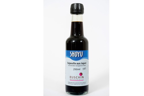  5. Ruschin Makrobiotik - 91 PunkteShoyu Sojasoße, € 4,19 für 250 ml, (Literpreis: € 16,76)U. a. Denn’sSehr hell. Etwas gäriger Geruch und nach Karamell. Süßlicher Geschmack, hoher Säuregehalt. Erinnert etwas an Coca-Cola mit Salz, aber interessant.&nbsp;