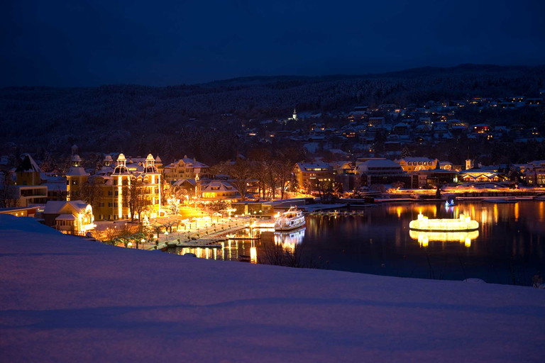 Nicht nur im Klagenfurter Zentrum, auch an den Ufern des Wörthersee zeigt sich der Advent besonders festlich.