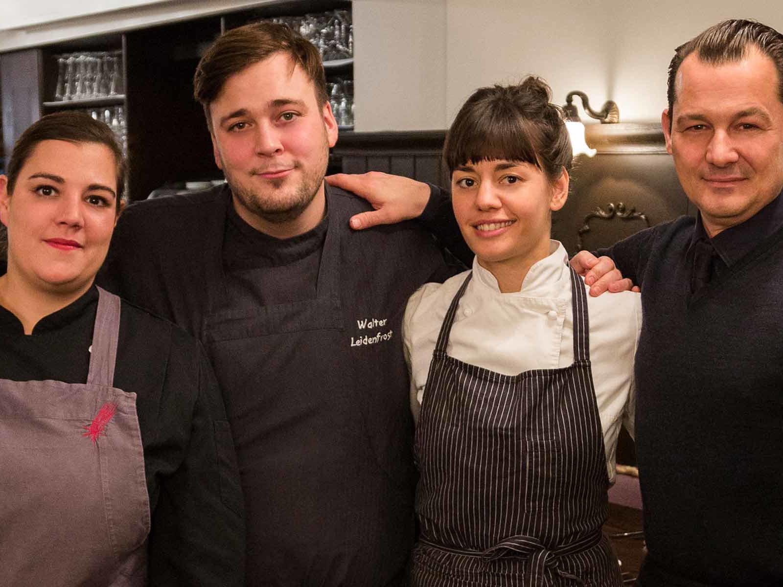 Nora Kreimeyer, Walter Leidenfrost, Julia Pimingstorfer und Oliver Jauk.