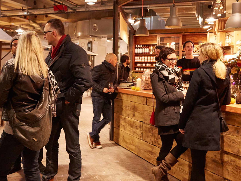 Die Markthalle ist seit der Eröffnung gut besucht.