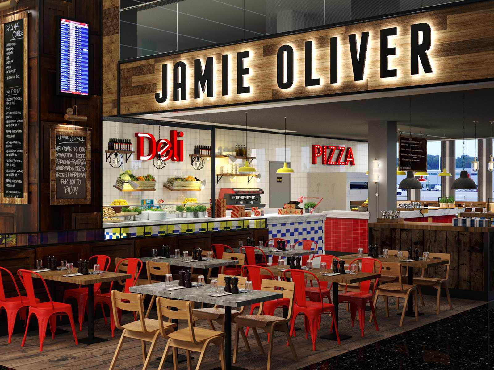 Jamie Oliver kommt mit einem Deli nach Düsseldorf.