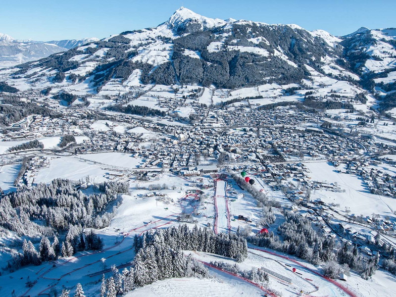Blick auf Kitzbühel