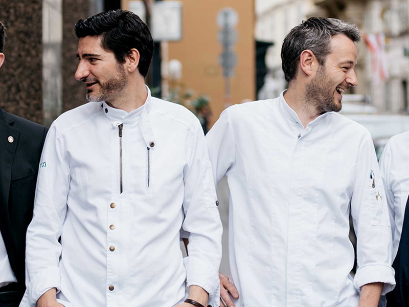 Das Team des vegetarischen 3-Gabel-Restaurants »Tian«