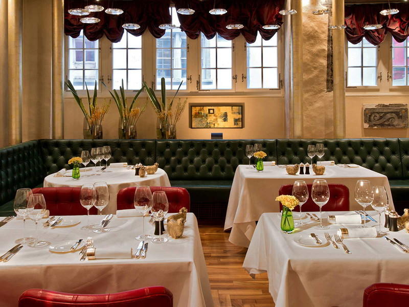 Das Restaurant des Widder Hotels wird aktuell umgebaut und eröffnet im Herbst neu.