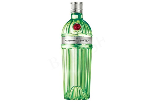 Geschmack pur:&nbsp;«Tanqueray No. Ten» mit frischen Zitrusnoten, um zirka 30 Franken.&nbsp;www.weisshaus.at