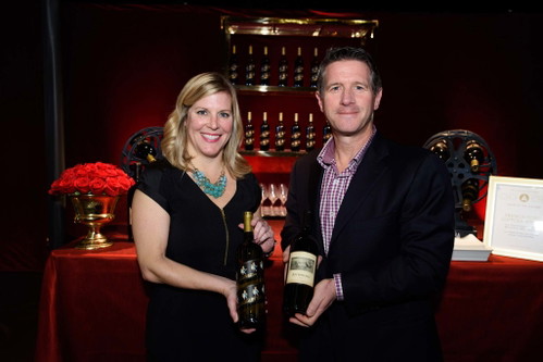 Im Bild: Marlow Bruce (PR Director) und Corey Beck (Director of Winemaking) von der Francis Ford Coppola Winery. 