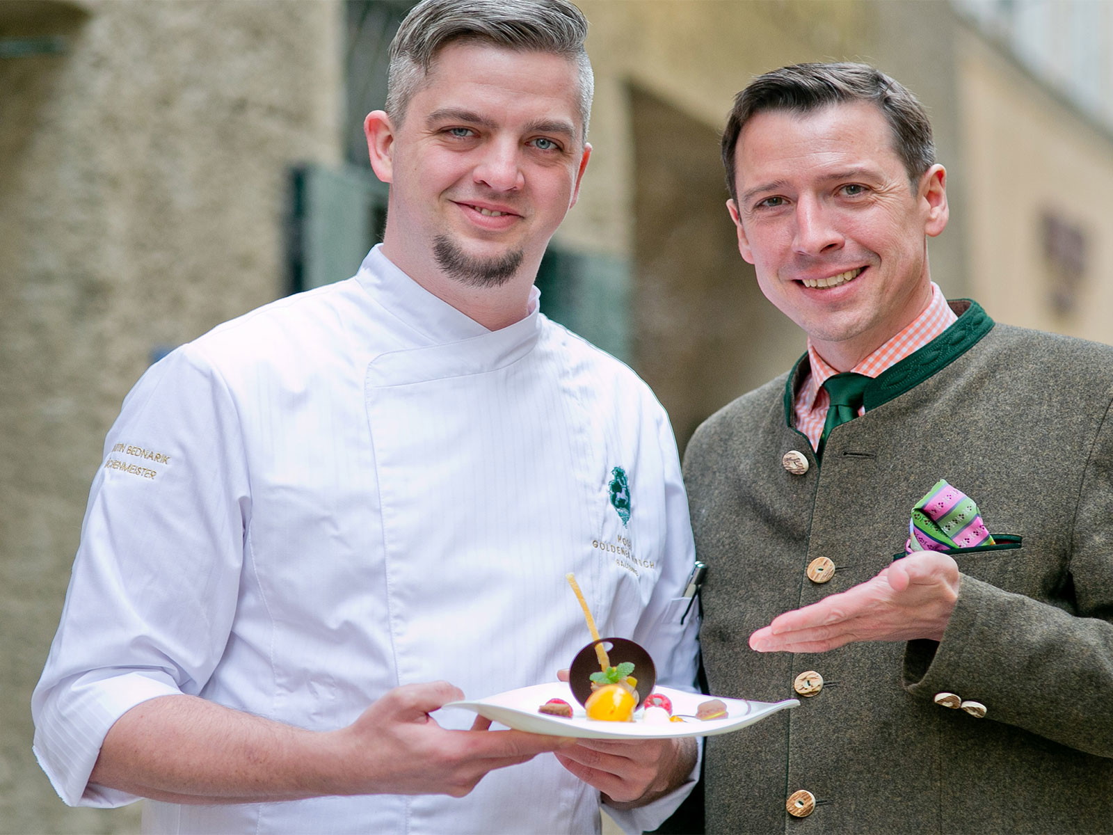 Der neue Executive Chef Martin Bednarik (li.) und General Manager Wolfgang Putz.