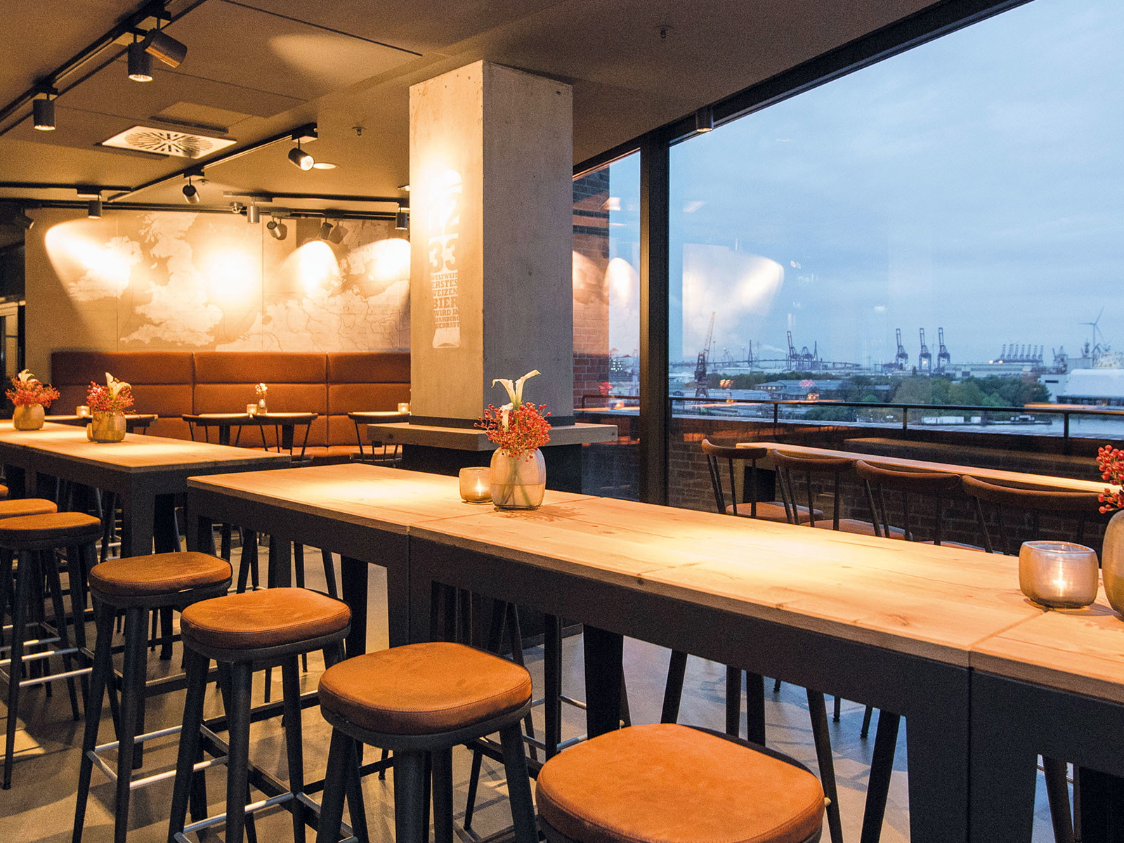 Aufregend: Gourmet-Brauhaus in der neuen Elbphilharmonie.