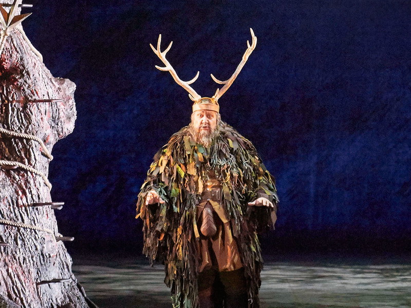 Ambrogio Maestri als Falstaff an der Wiener Staatsoper, Ende 2016.