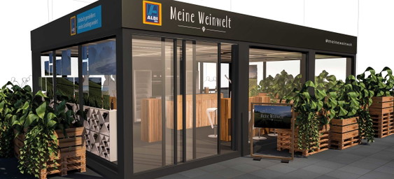 ALDI SÜD Pop Up zur ProWein in Düsseldorf